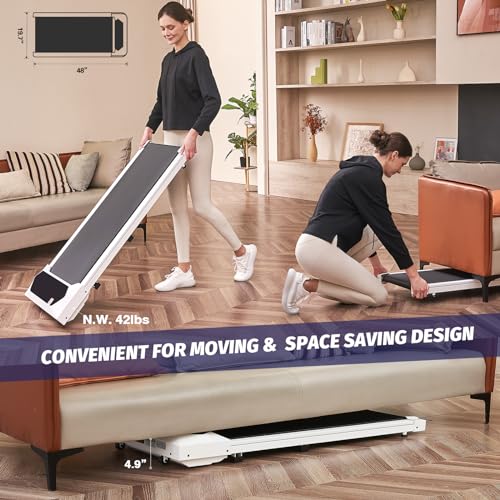 Walking Pad Under Desk Treadmill with Remote Control Q190