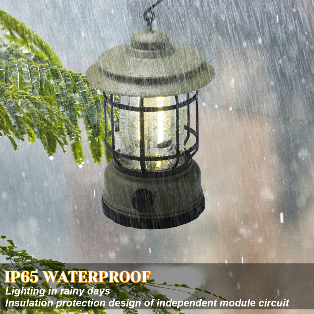 USB Rechargeable LED Camping Lantern Flashlight Lamp L803784