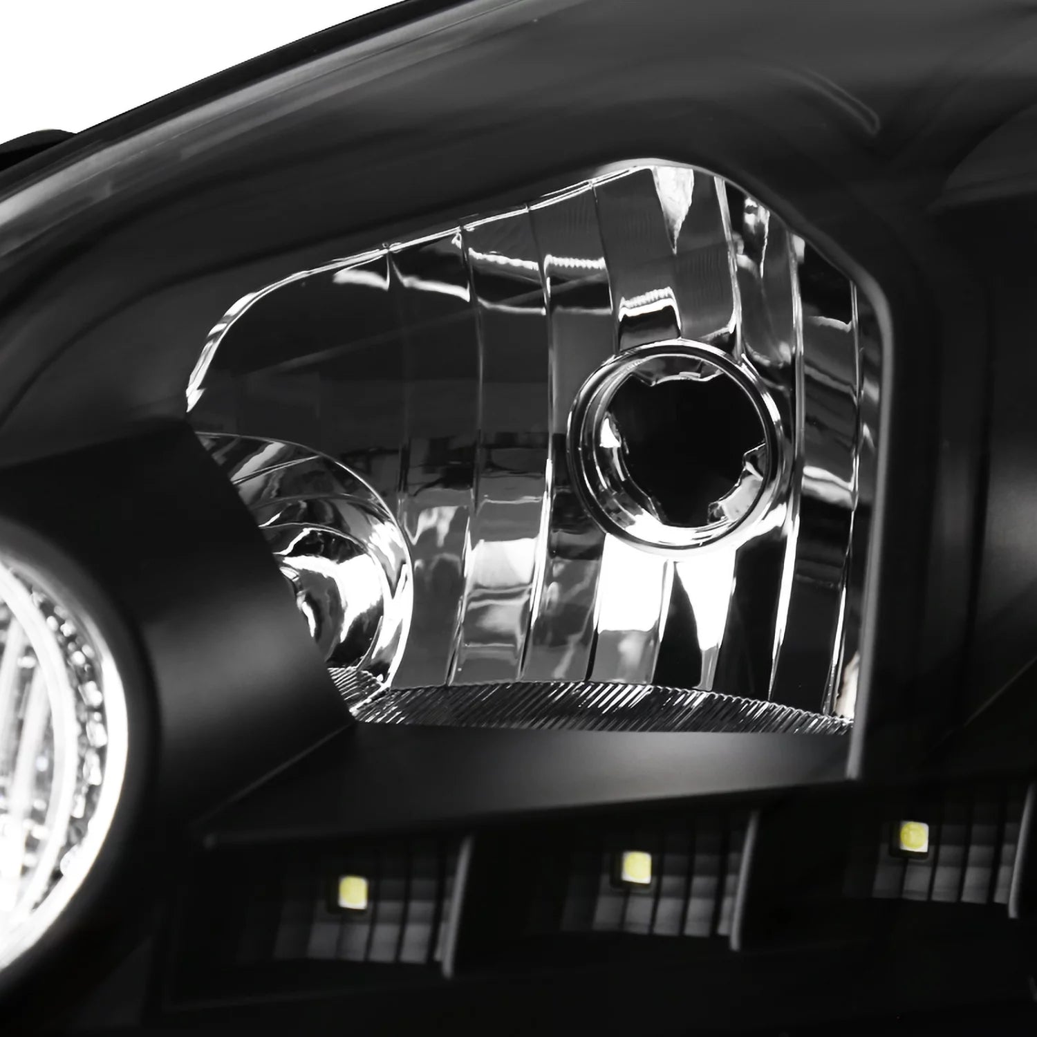 Black Clear SMD Led Headlights for Chevy Chevrolet Impala 2006-2013 G8337