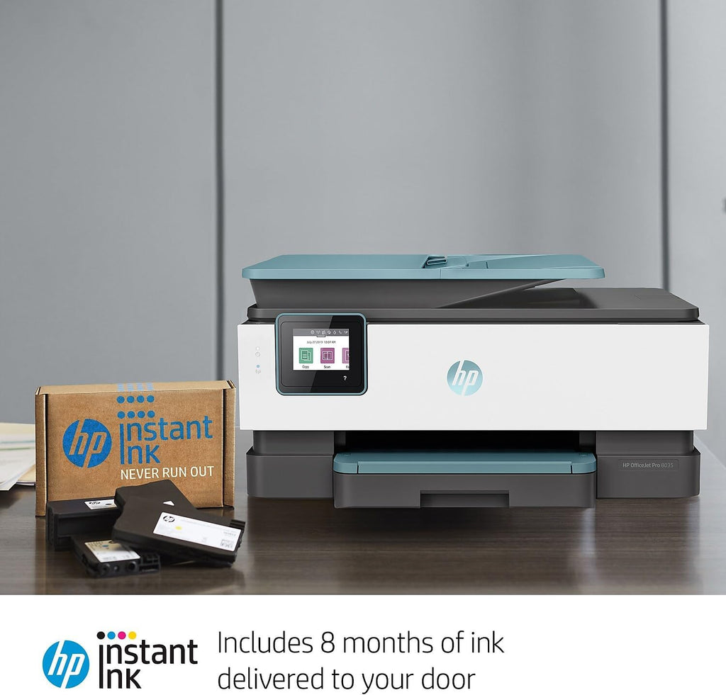 All-in-One Wireless Printer with 8 Months of Ink H1296