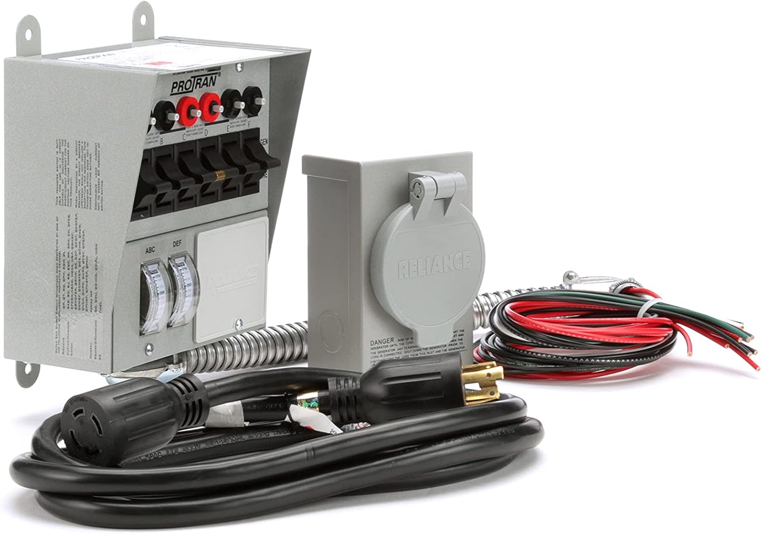 30 Amp 6-Circuit Transfer Switch Kit for Generators L43536
