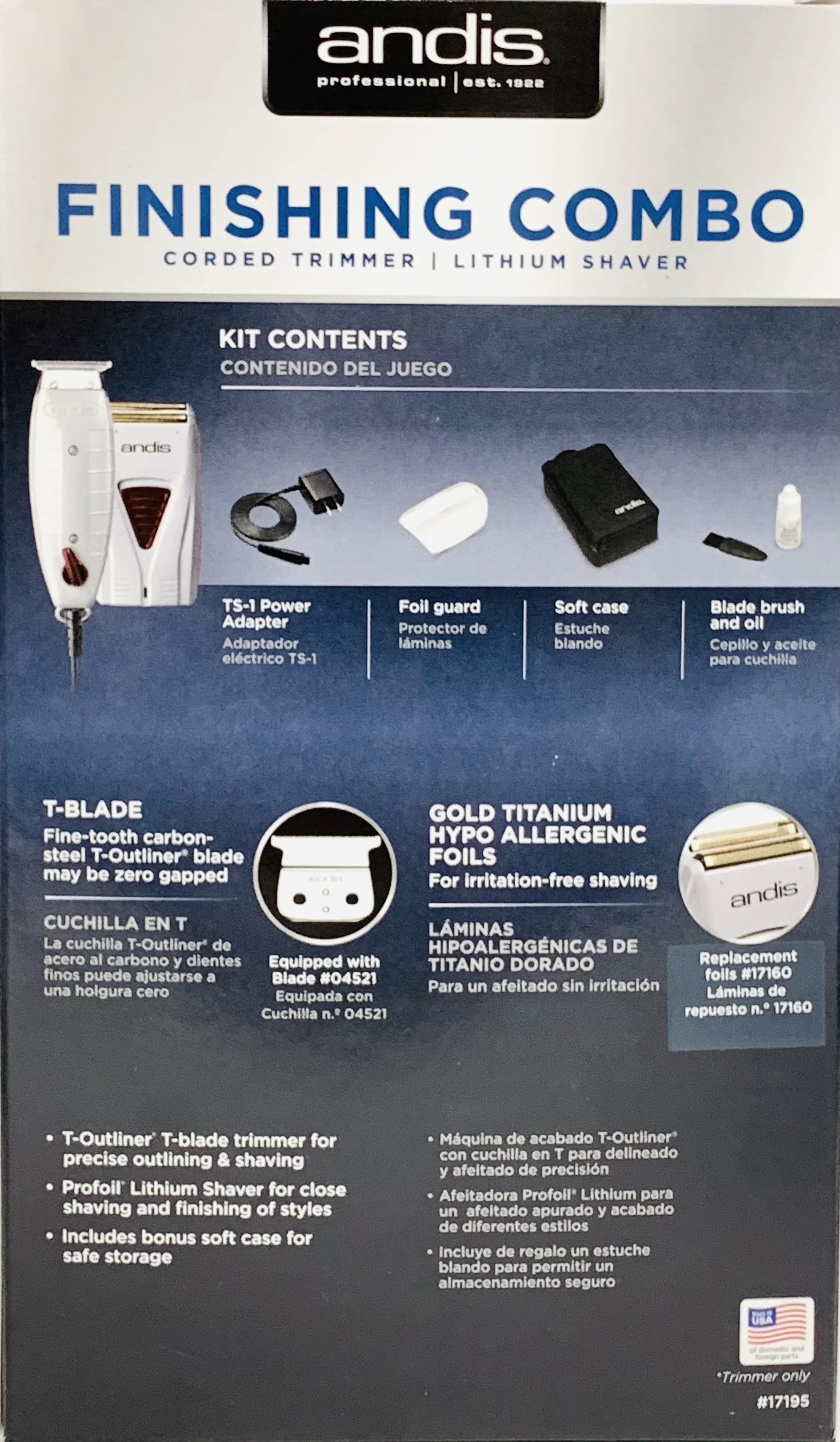 T-Outliner Trimmer & Pro-Foil Lithium Shaver W369