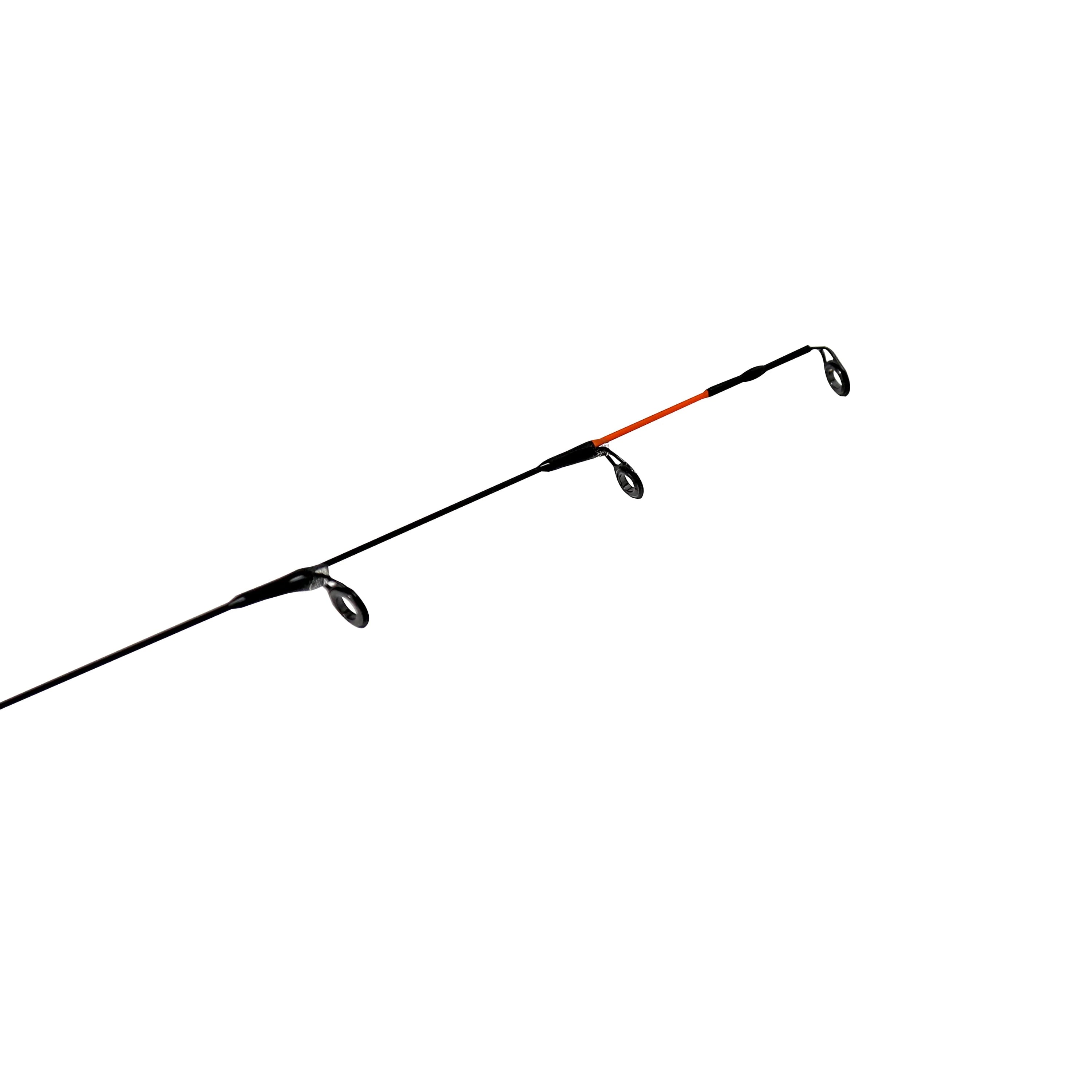 Solid Carbon Rod Ice Fishing Reel and Rod Combo with Aluminum Spool O565