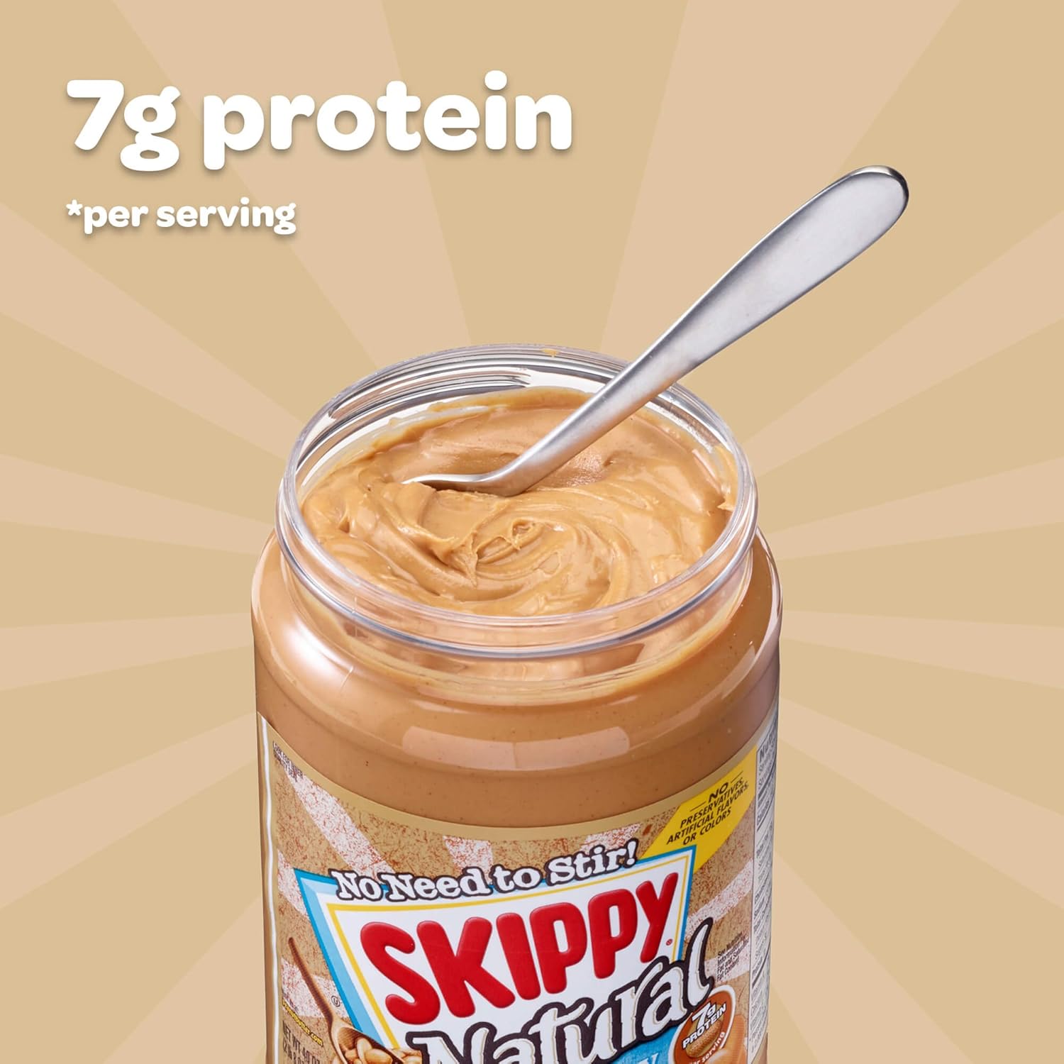 40 Ounce Twin Pack Natural Creamy Peanut Butter Spread P34049