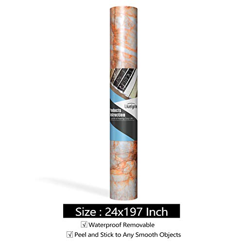 Teal Marble Peel and Stick Wallpaper E746624