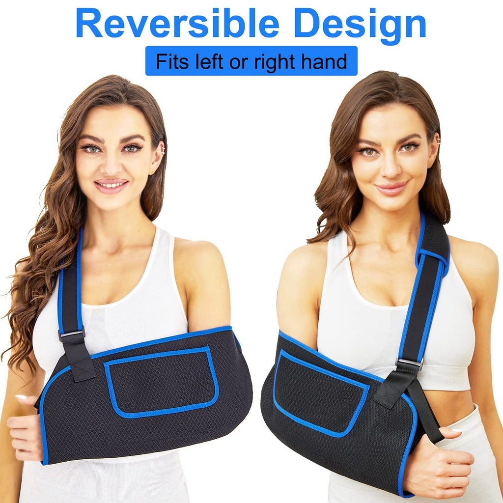 Arm Sling Shoulder Immobilizer with Adjustable Padded Shoulder Brace R61367
