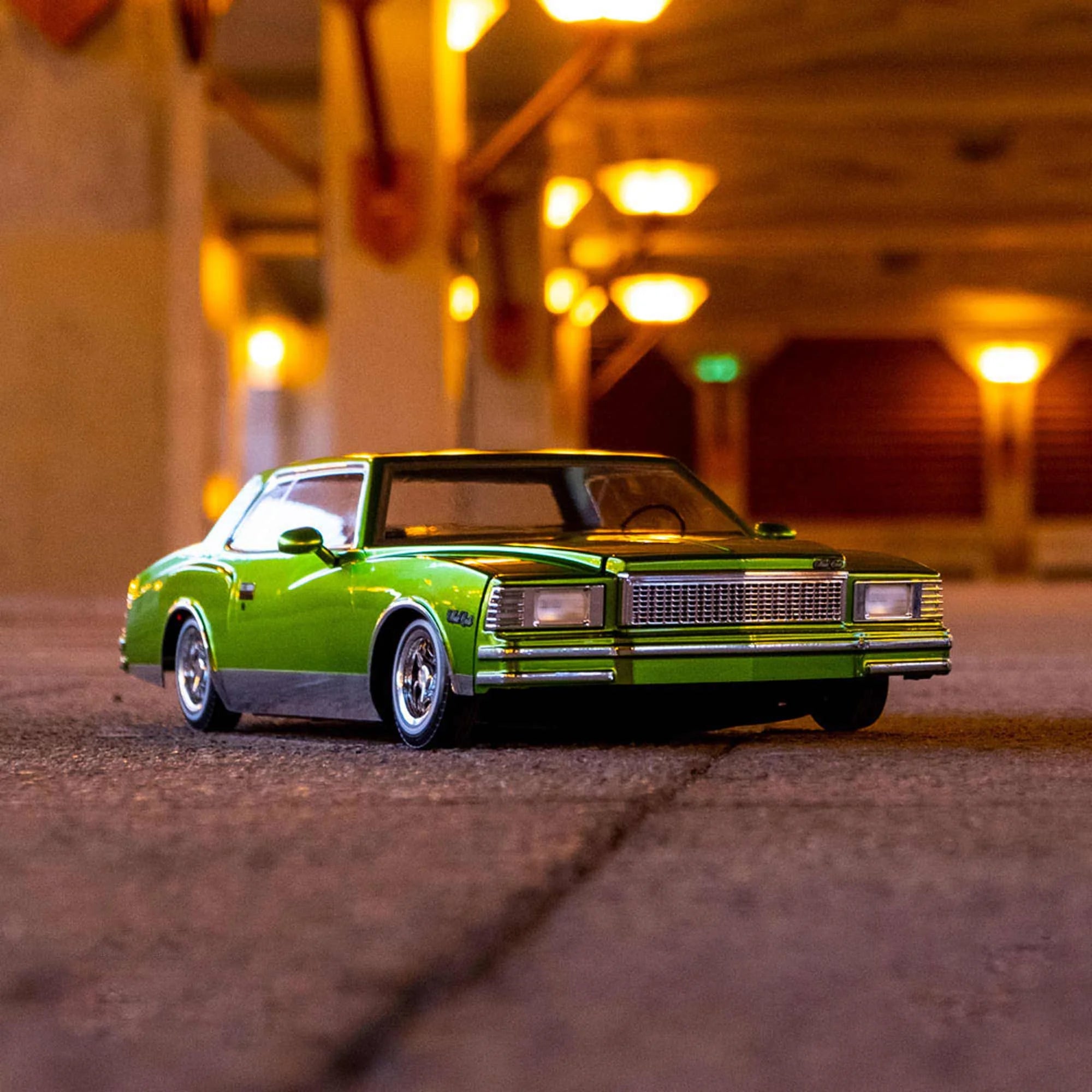 1/10 1979 Chevrolet Monte Carlo Brushed 2 Wheel Drive Lowrider Green RTR On-Road Car V381