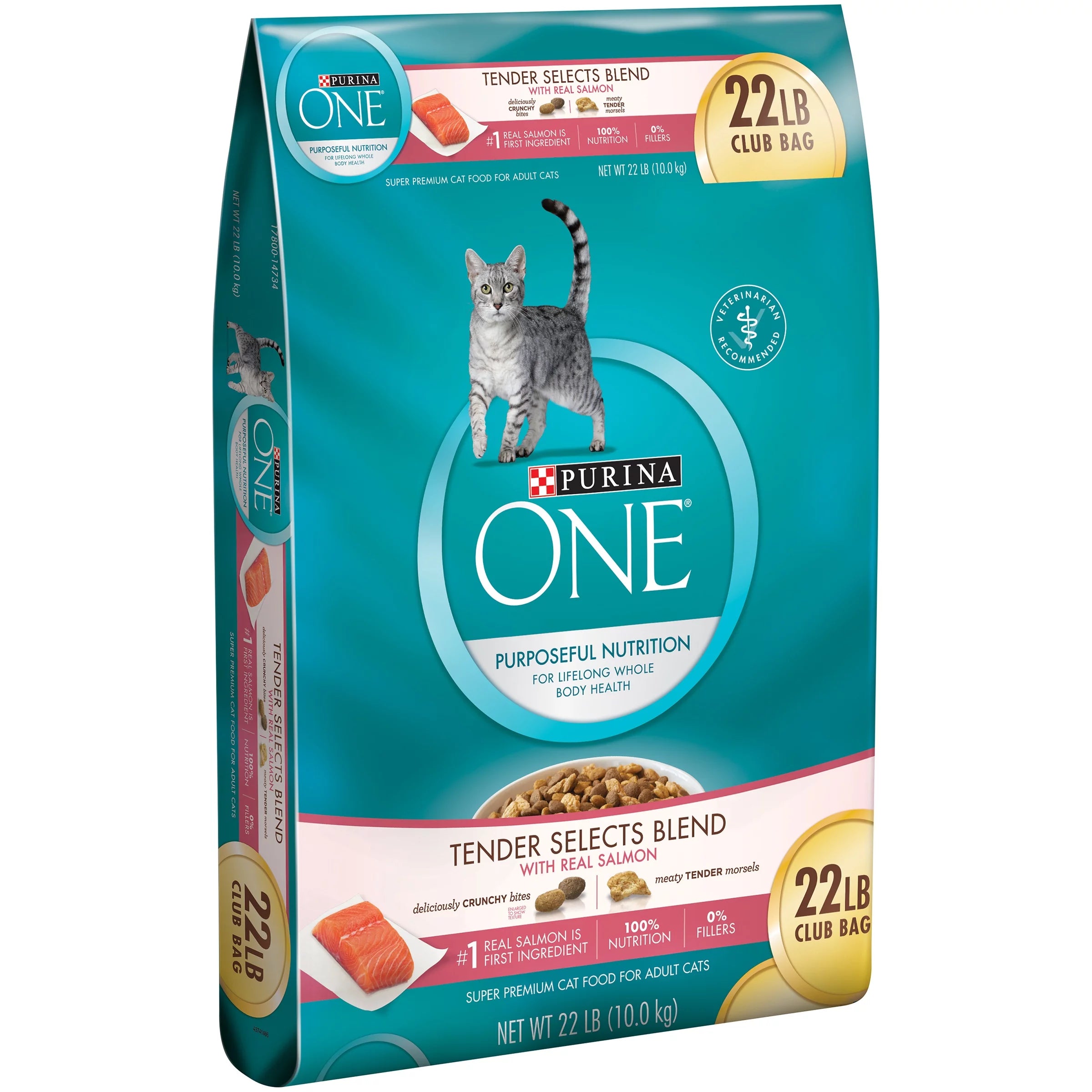 22 lb. Cat Food with Real Salmon F7502