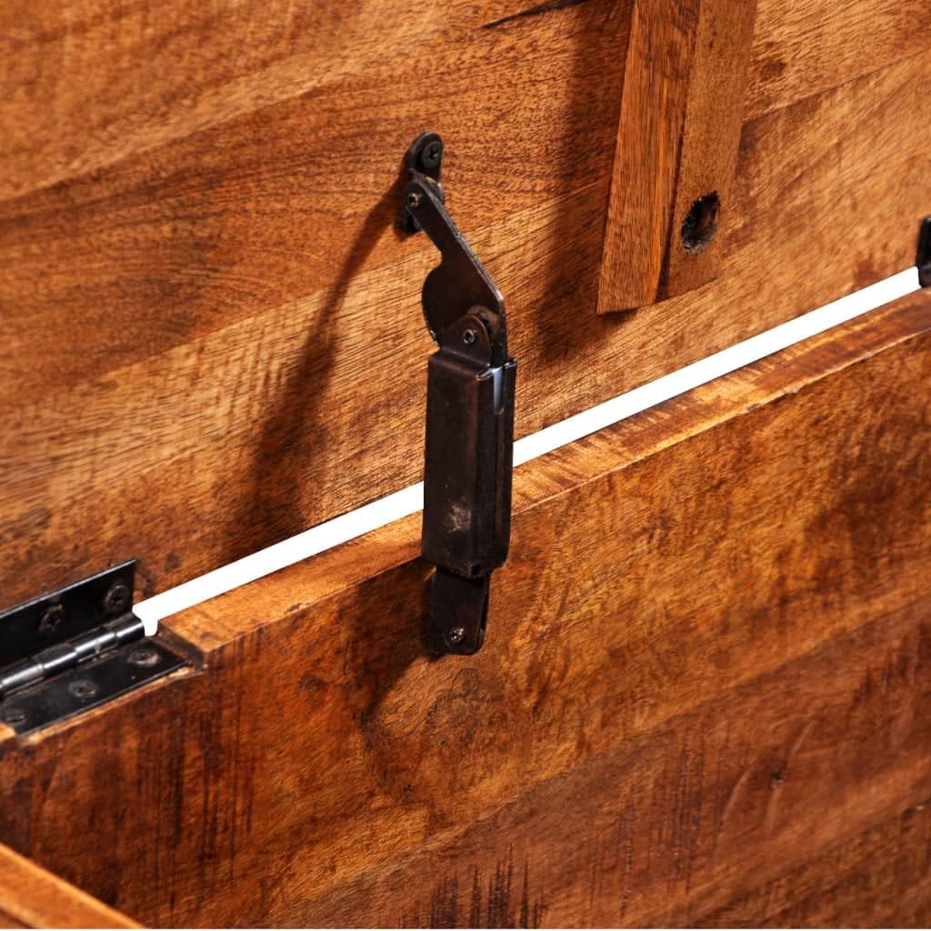 Solid Wood Storage Chest 43.3" x 13.8" x 15.7" F467274