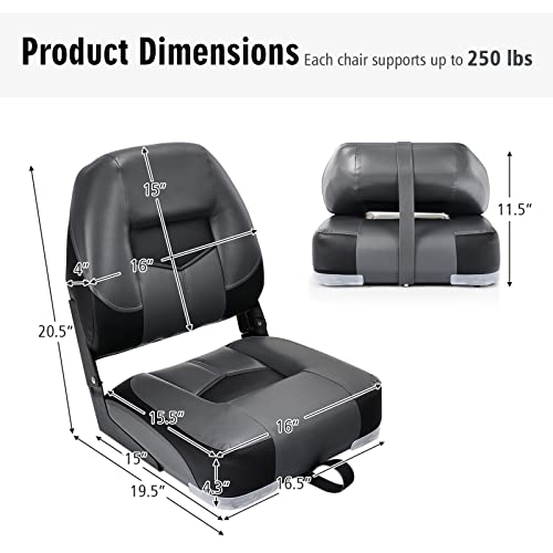 Folding High Back Boat Seats with Stainless Steel Screw N28159