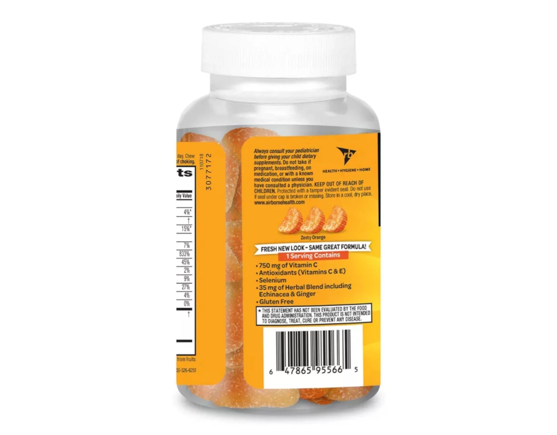 Orange Flavored Gummies, 1000mg Vitamin C, 42 ea (Pack of 4) C430150
