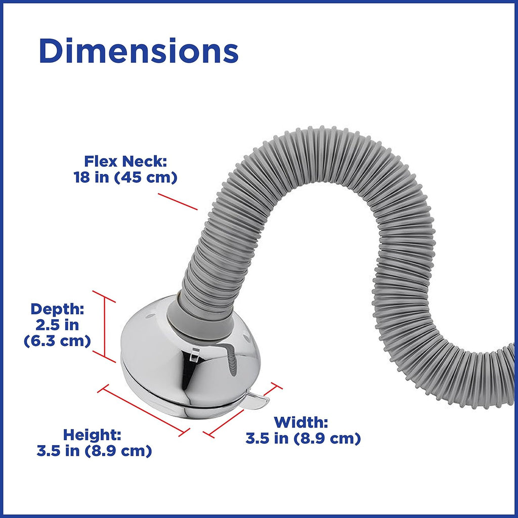 Chrome 6 Mode Adjustable Shower Head 1.8 GPM Pack of 2 G275263