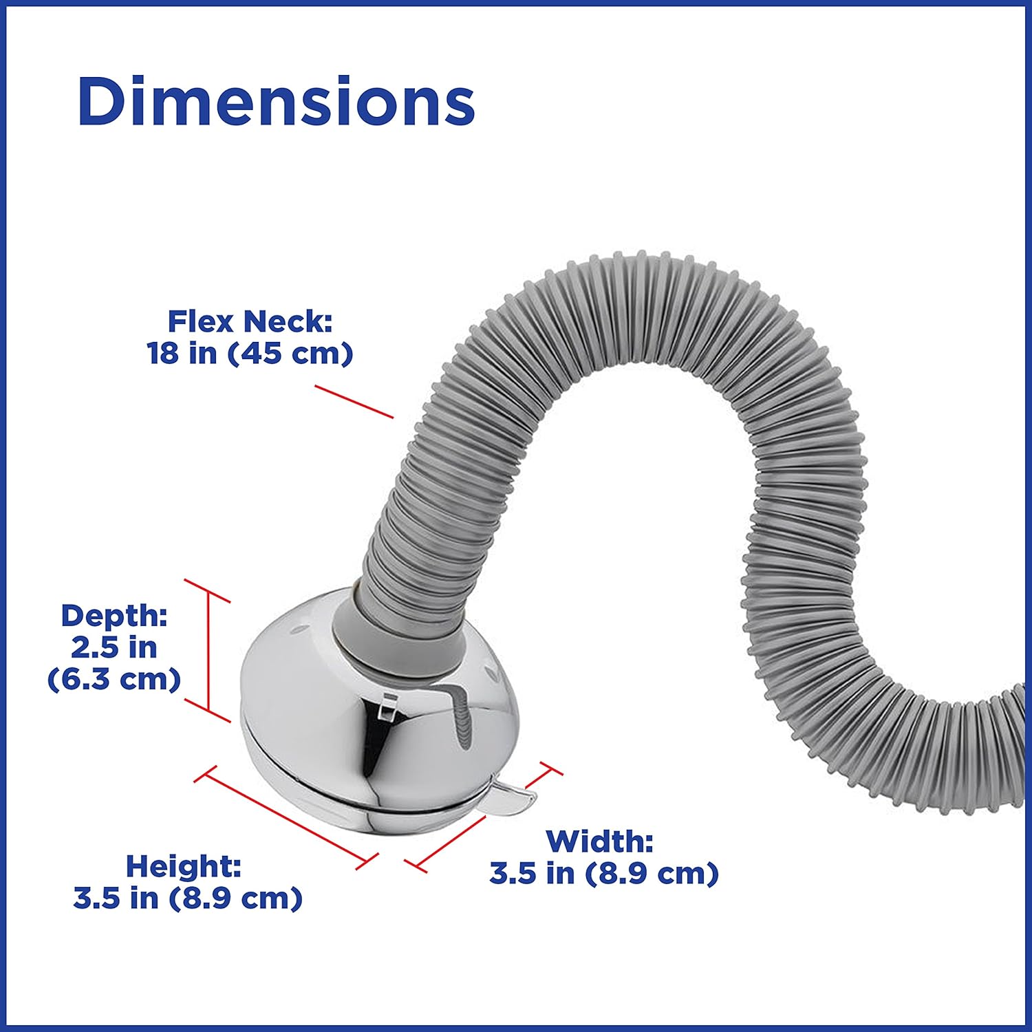 Chrome 6 Mode Adjustable Shower Head 1.8 GPM Pack of 2 G275263