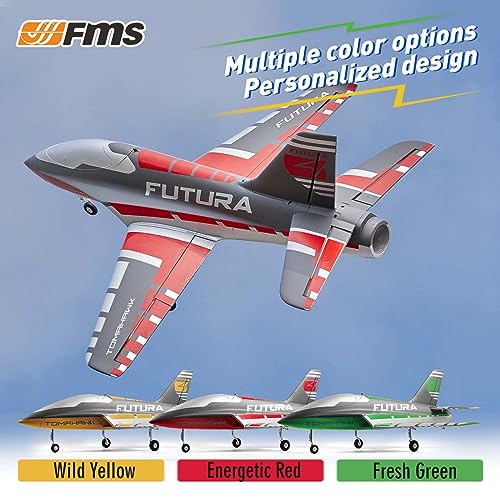 Green 64MM EDF Sport Jet RC Airplane PNP D4341