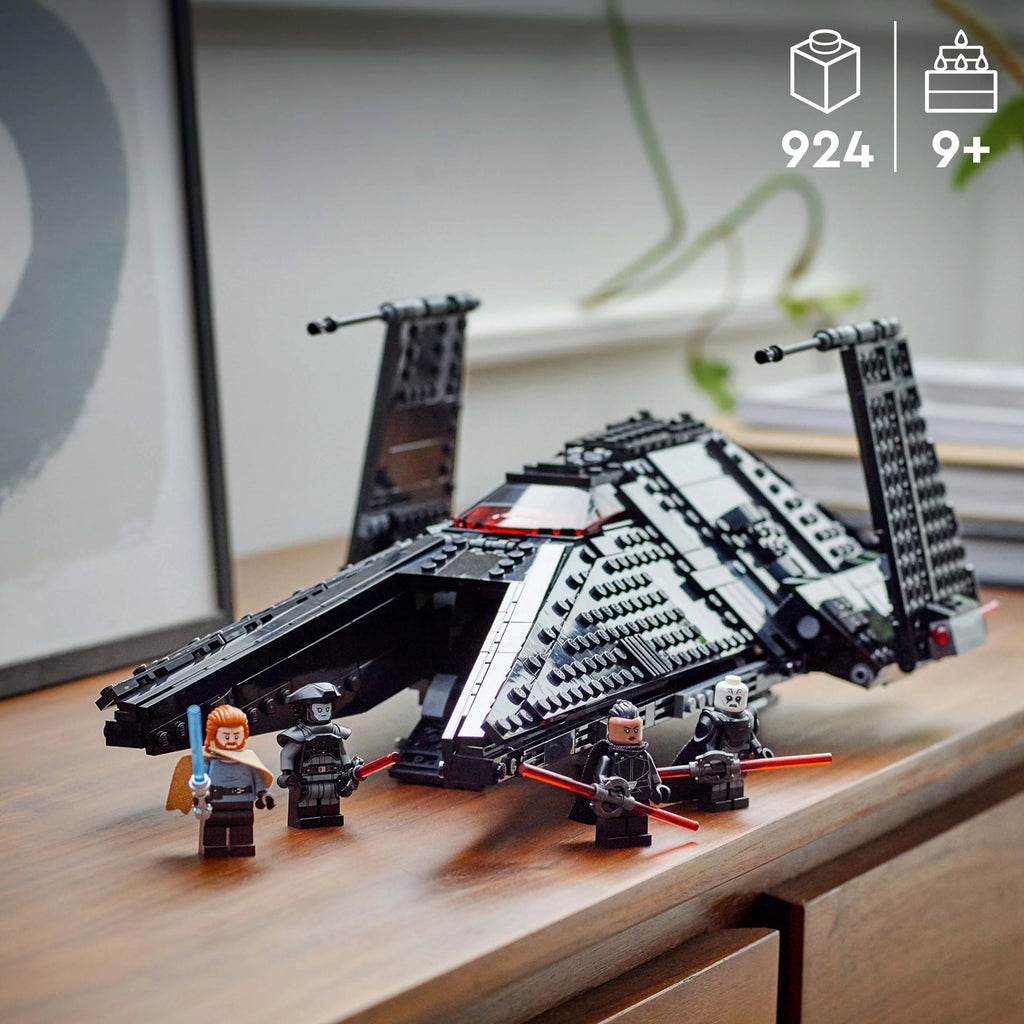 Buildable Toy Starship with Blue and Double-Bladed Red Lightsabers E9384