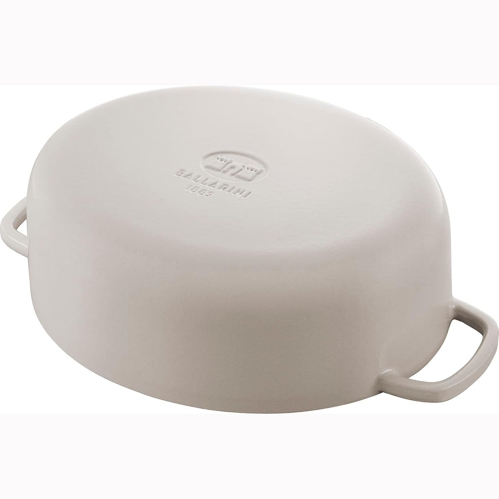 Cast Iron 5-qt Oval Dutch Oven Crema White H38836