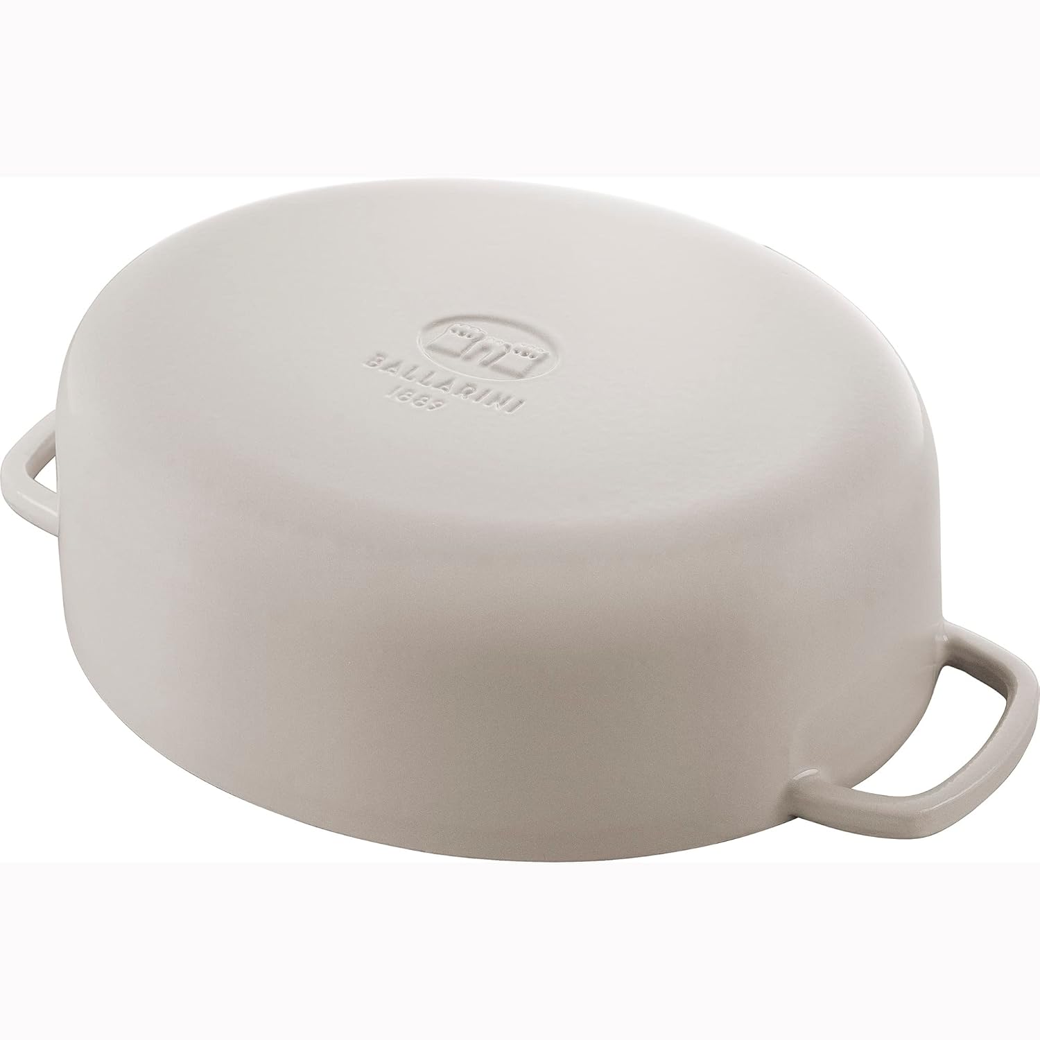 Cast Iron 5-qt Oval Dutch Oven Crema White H38836