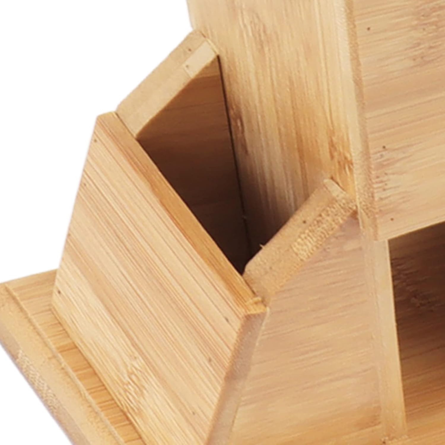 Wooden Knife Block with Non Slip Felt Mat U156