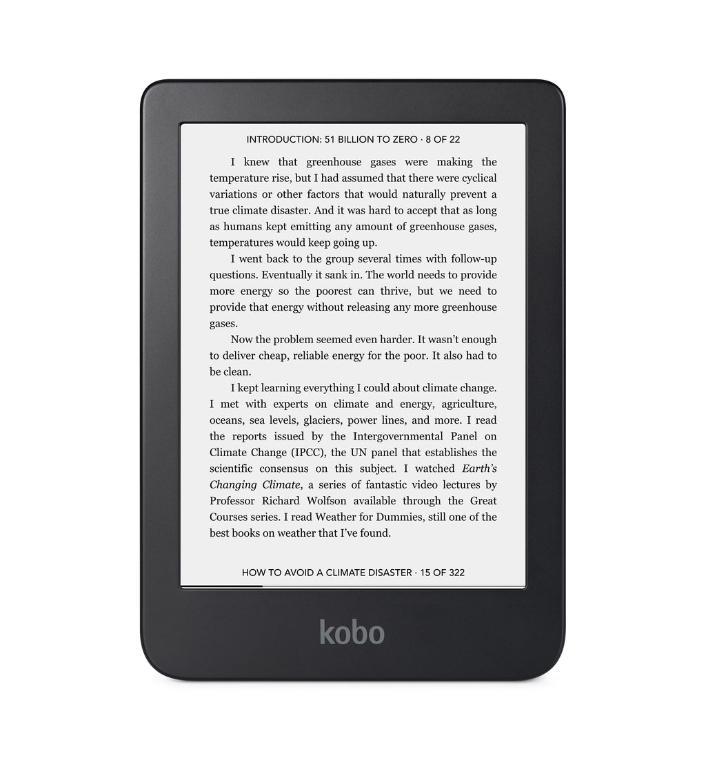 6" HD Carta E Ink Touchscreen eReader P229