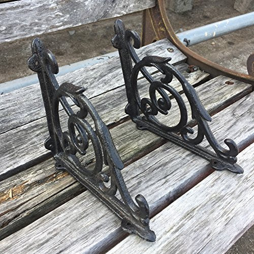 Black Cast Iron Shelf Bracket F824244