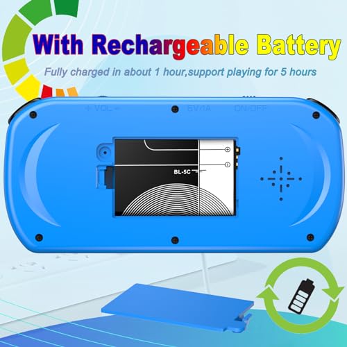 270 Classic Retro Video Game Handheld Console with 3.0'' Color Screen (Black) C189911