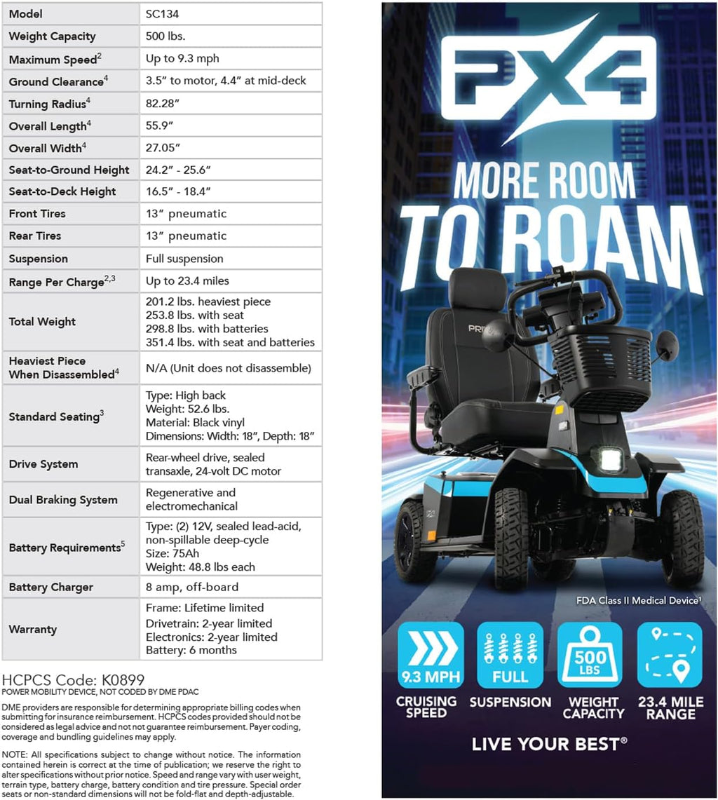 4-Wheel Travel Electric Scooter Q5477