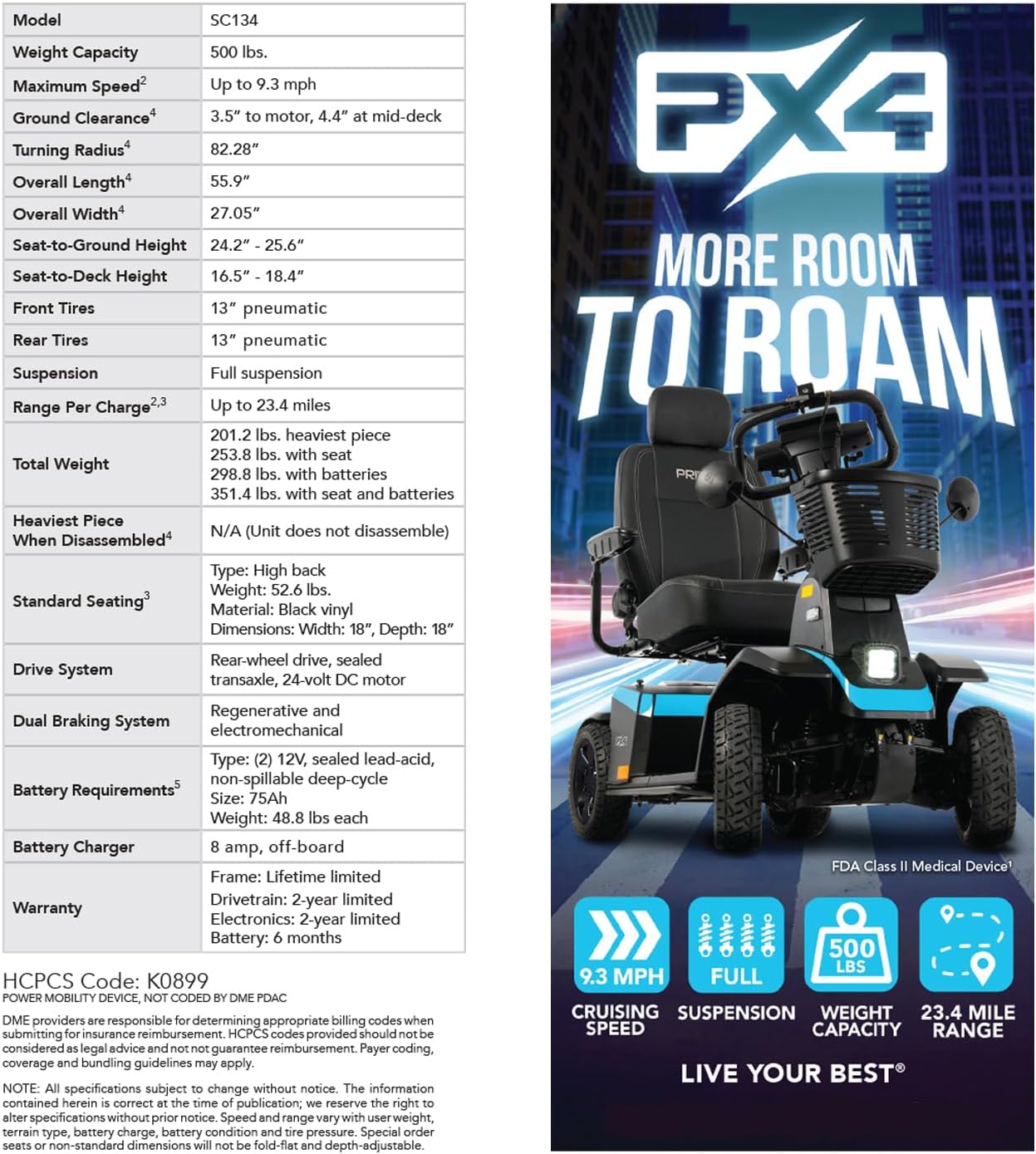 4-Wheel Travel Electric Scooter Q5477