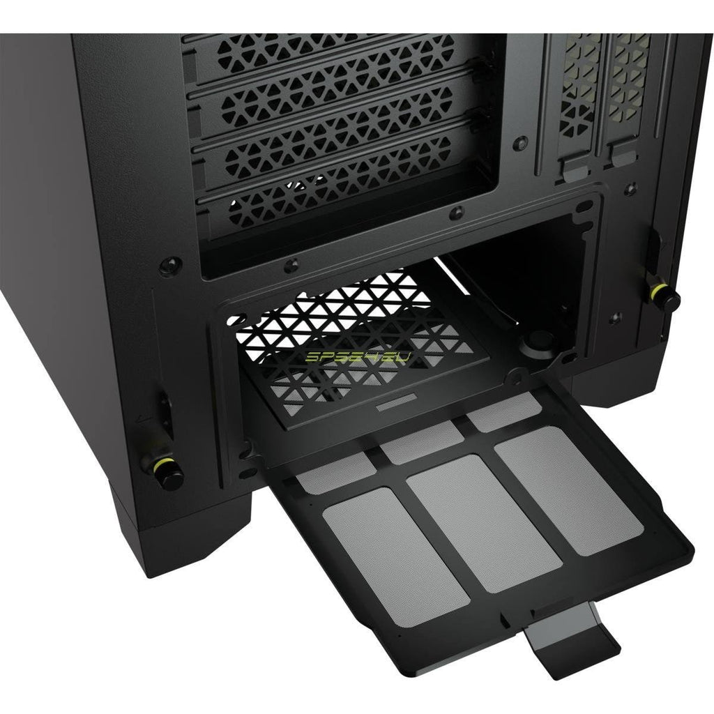 Black Tempered Glass Mid-Tower ATX Case D635