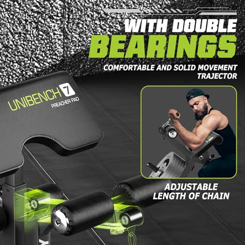 Adjustable Weight Bench with 1200 LBS Capacity P136