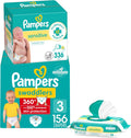 Size 3 Pull-On Diapers, 156 Count, with 336 Baby Wipes N1629