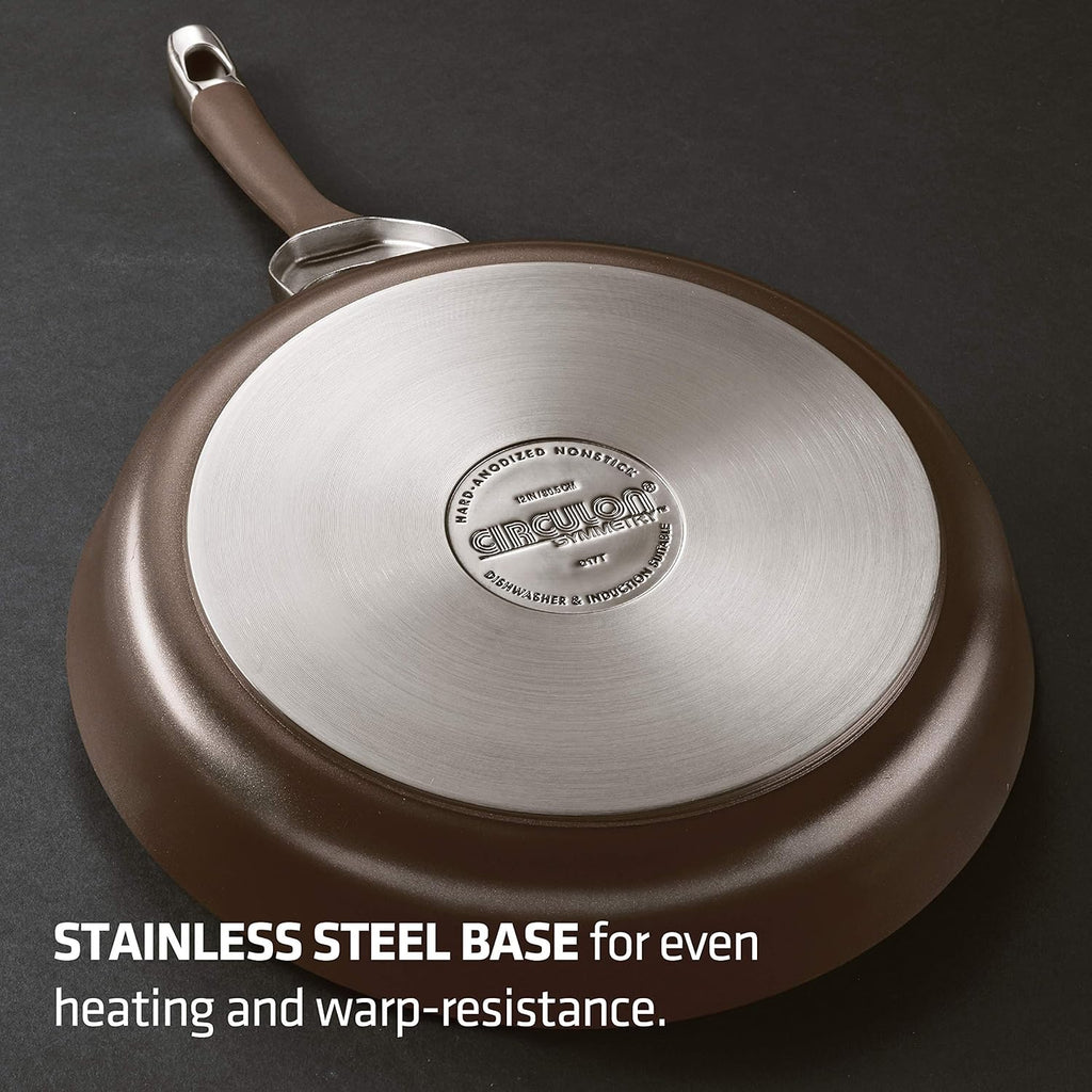 Hard Anodized Nonstick Casserole Dish with Lid - 7 Quart, Chocolate V40143