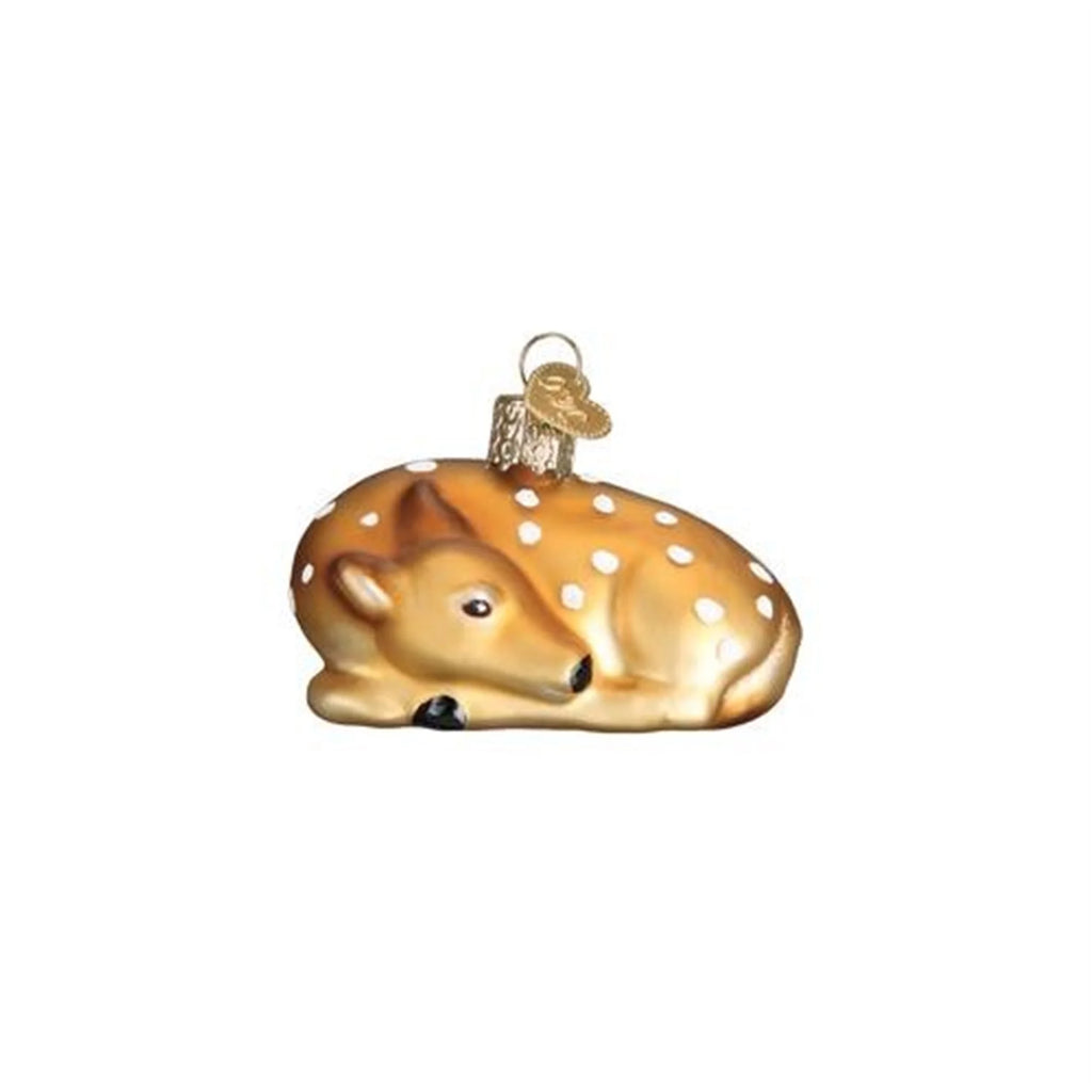 Mini Woodland Animal Set Glass Blown Ornament V995
