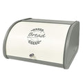 Metal Bread Box with Roll Top Lid Z2588