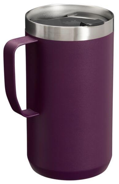24 oz Insulated Stainless Steel Camp Mug with Press Fit Lid A4717