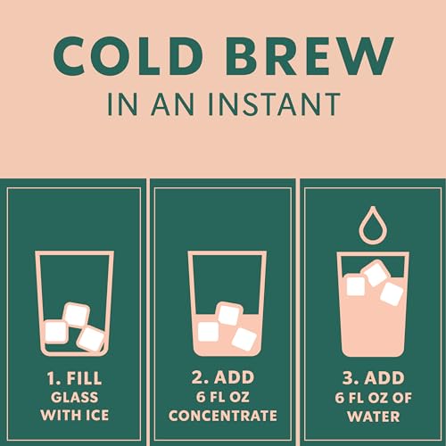 Cold Brew Coffee Concentrate, Madagascar Vanilla, 32 Fl Oz E631045