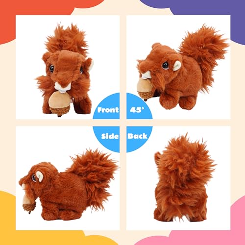 Purple Unicorn Stuffed Animal Talking Wagging Nodding Educational Plush Toy Q78048