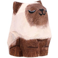 Desktop Wooden Cat Ornament Y966
