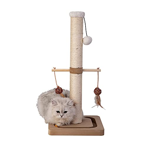 31in Sisal Cat Scratching Post with Perch R590