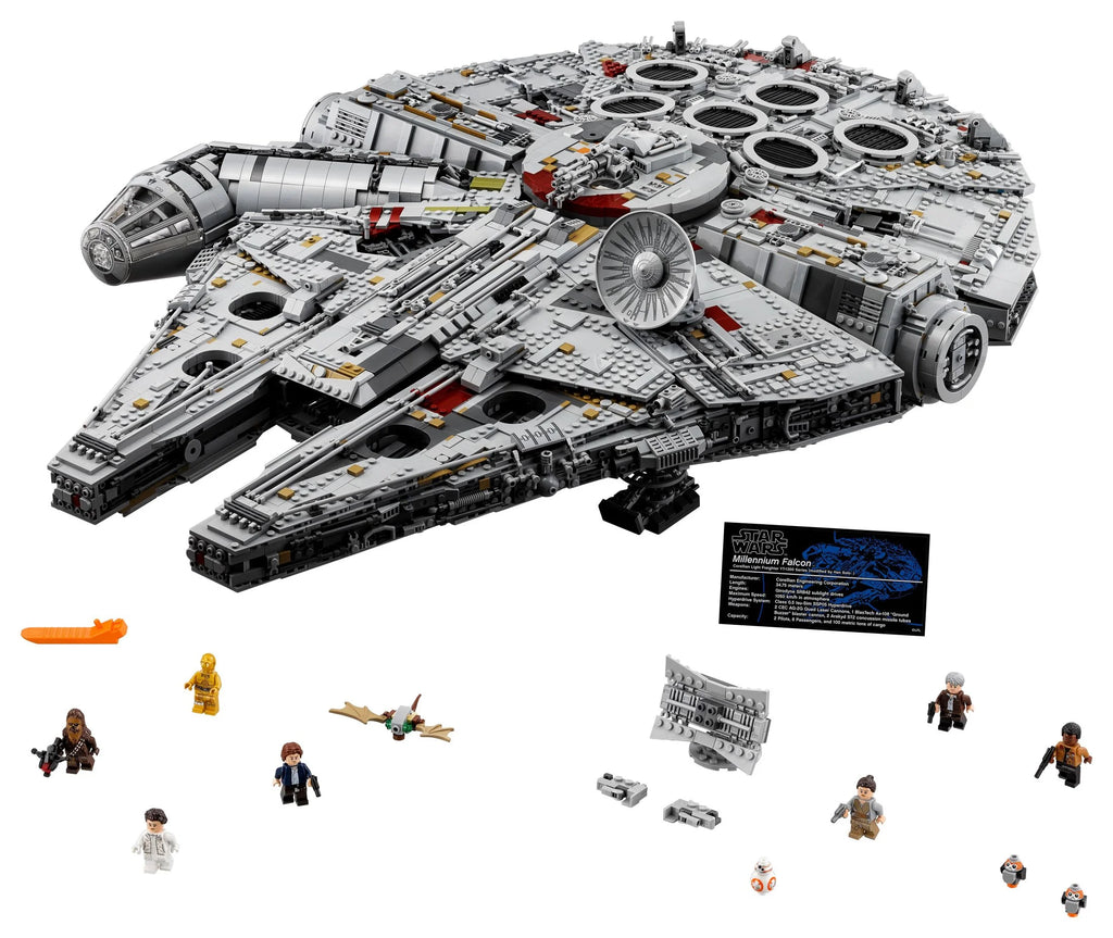 Ultimate Millennium Falcon Building Set and Starship Model Kit E15443