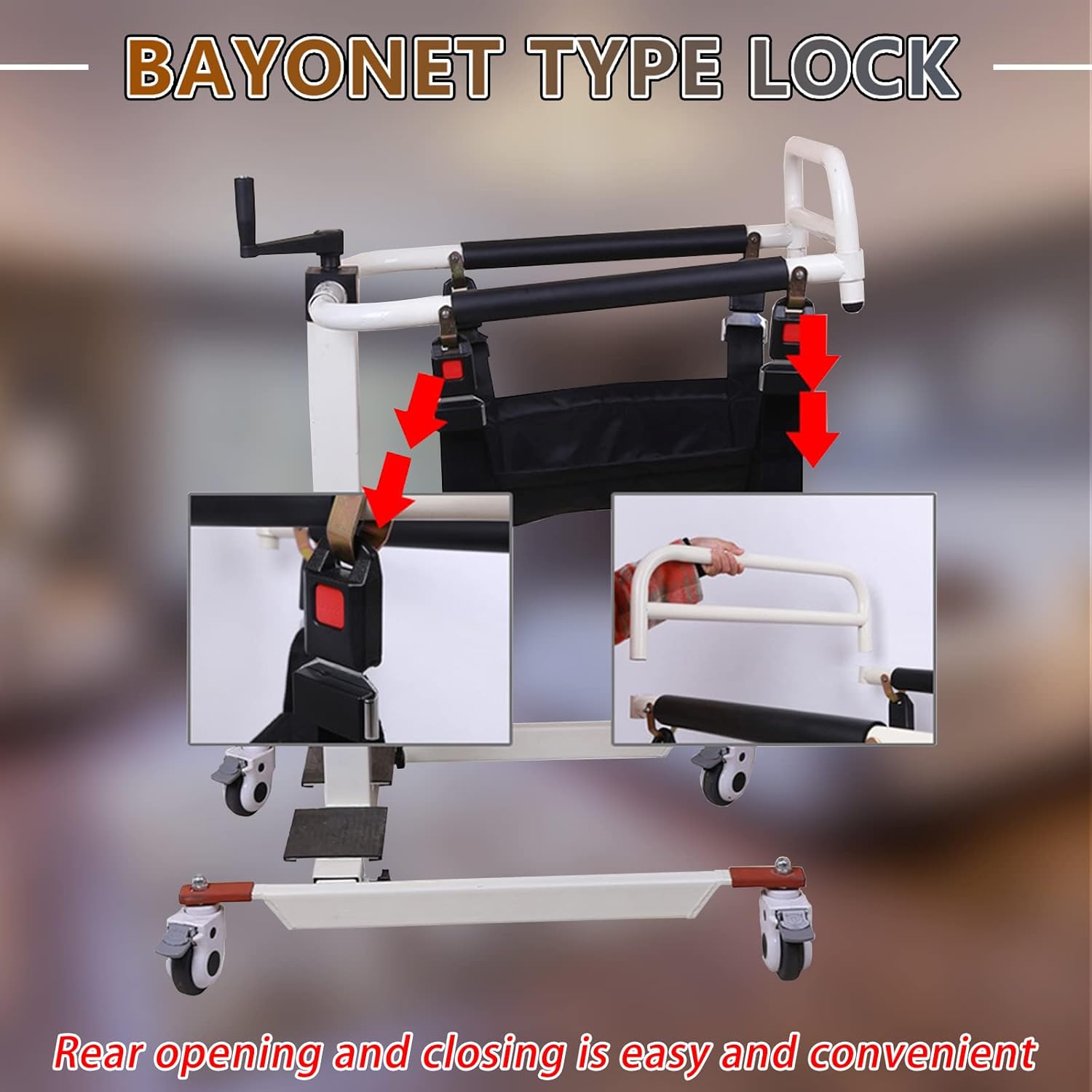Transfer Wheelchair with Soft Cushion Q14487