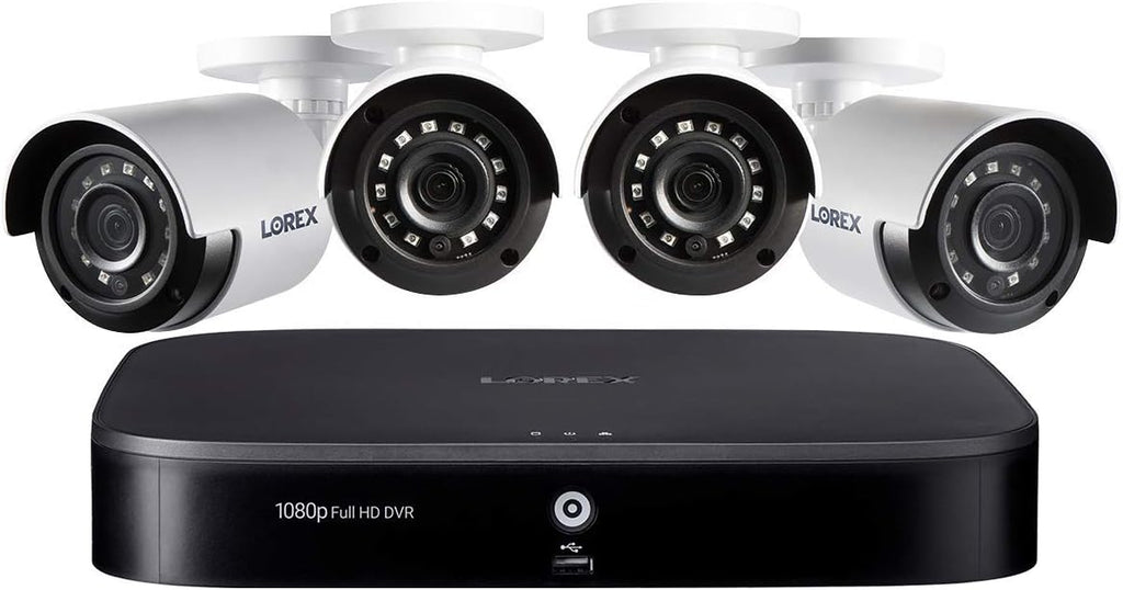 1080p HD 4 Camera 1TB 8 Channel DVR Security Camera System C46016