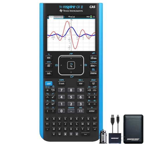 TI-Nspire CX II CAS Graphing Calculator with Color Screen D115953
