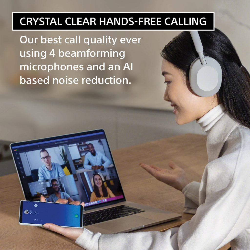 Black Wireless Noise Canceling Headphones F292603