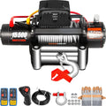 15500lb Electric Winch with 93.5ft Steel Cable 12V Wireless Remote Control I715