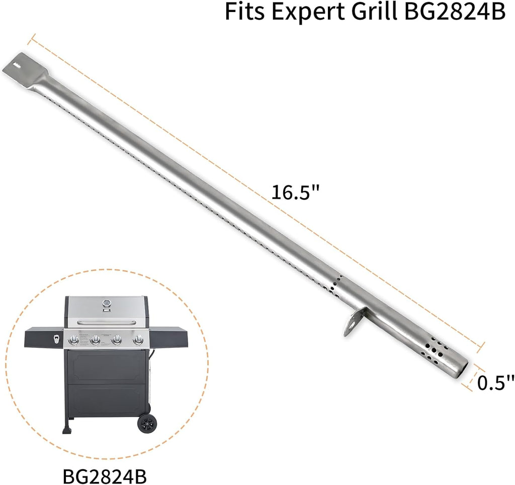 4 Pack 16.5 inch Stainless Steel Grill Burner Replacement O1411