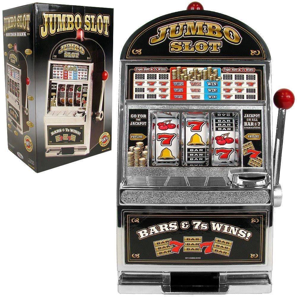 Jumbo Slot Machine Bank A38095