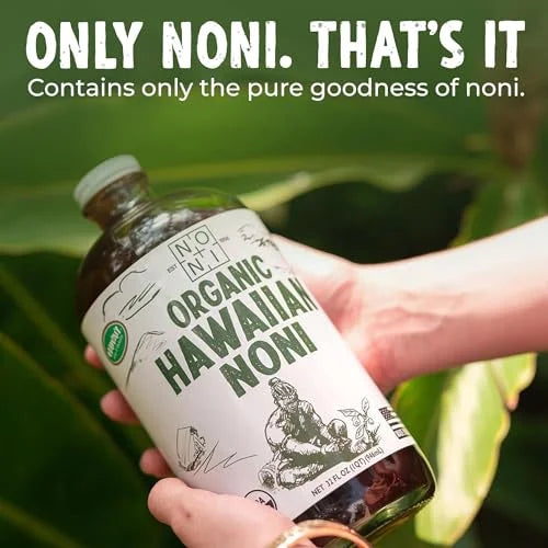 Organic Hawaiian Noni Juice - 1 Pack of 32oz Glass Bottles M866057