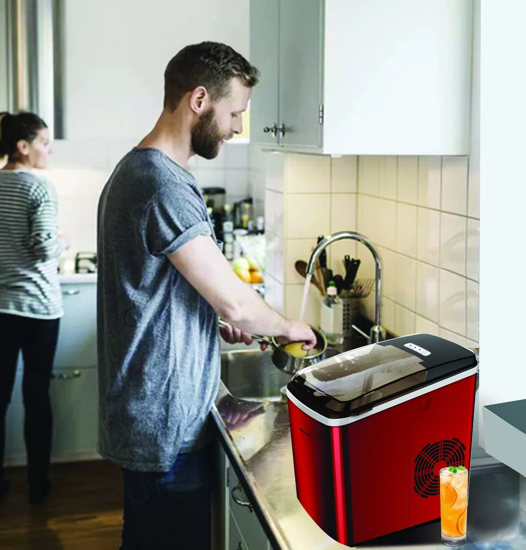 26lb. Countertop Portable Ice Maker Stainless Steel Z99994