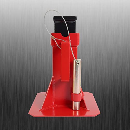 12 Ton Heavy Duty Pin Style Adjustable Height Automotive Jack Stands, Red, 1 Pair N27511