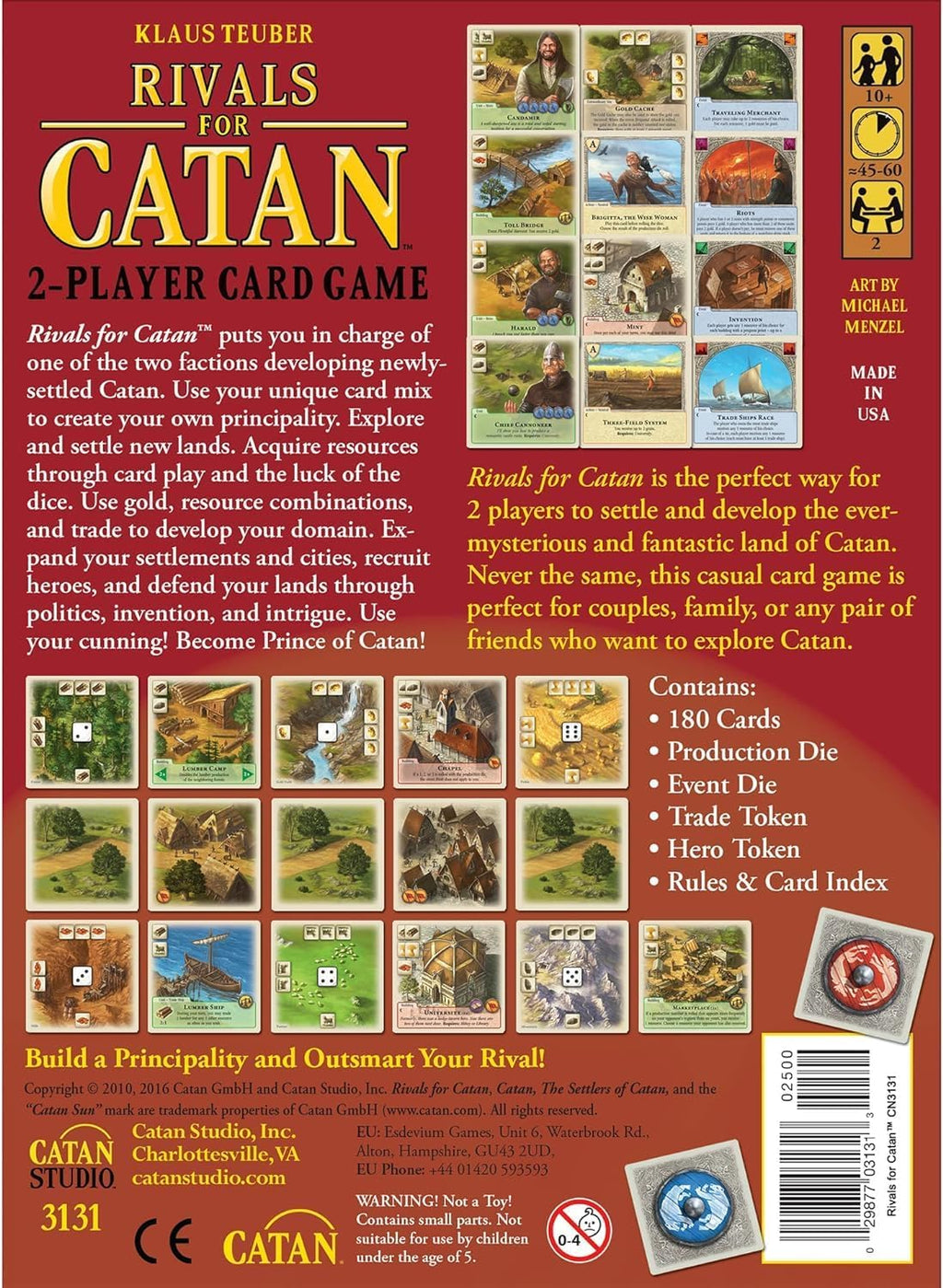 2 Player Strategy Card Game for Ages 10+ L59122